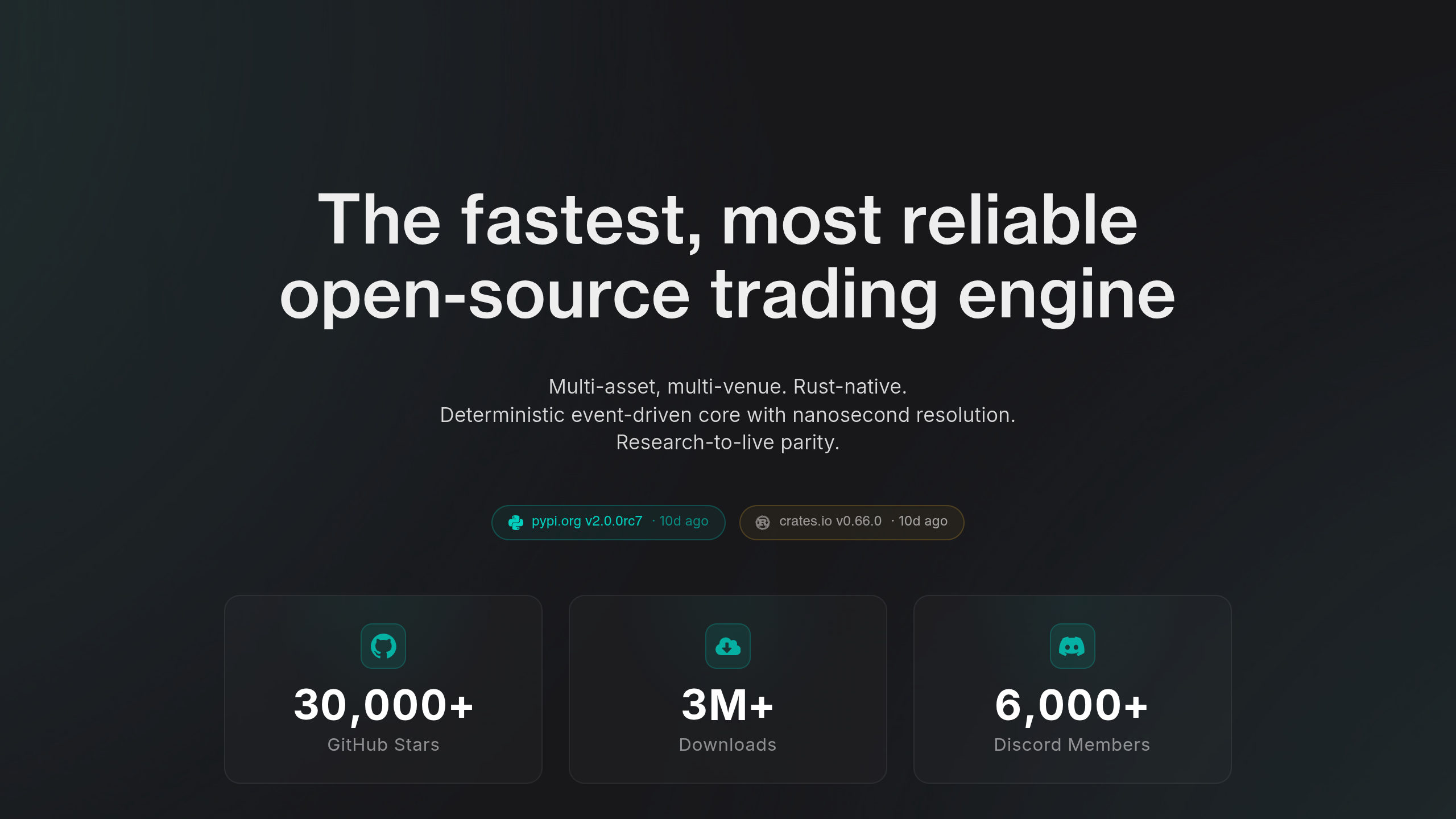 NautilusTrader demo